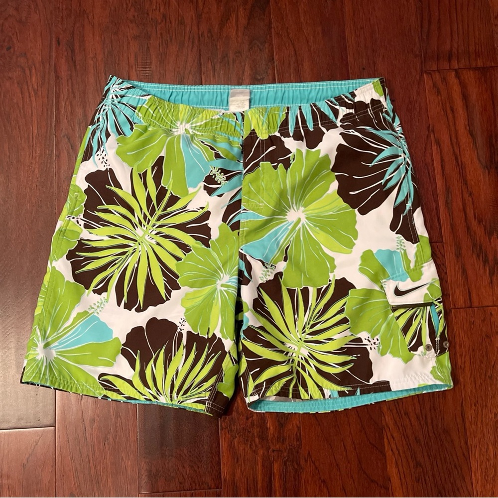 Nike Tropical Print Swim Shorts